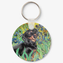 Irises - Dachsund (BT4) keychains