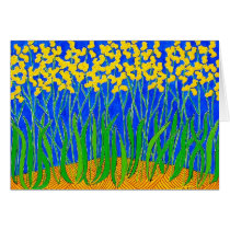 Irises in Blue cards