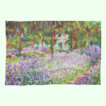 Irises in Monet's Garden Claude Monet kitchen towels