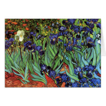 Irises, Saint-Remy, Van Gogh Greeting Card