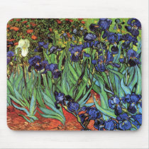 Irises, Saint-Remy, Van Gogh Mousepad
