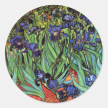 Irises, Saint-Remy, Van Gogh Stickers