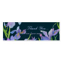 Irises:Thank You Gift Tag/Bookmark business cards