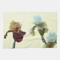 Irises kitchen towels