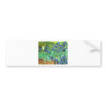Irises - Vincent Van Gogh (1889) Bumper Stickers
