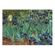 Irises Vincent van Gogh Business Card Template