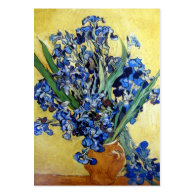 Irises Vincent van Gogh Business Card Templates
