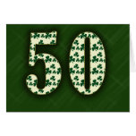 Irish 50th greeting cards