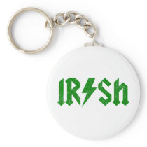Irish AC/DC Green Keychains