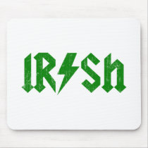 Irish AC/DC Green mousepads by Zerotees Irish AC/DC Green mousepads