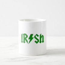 Irish AC/DC Green Mug