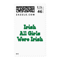 Irish All Girls Were Irish postage by StPatricksDayStore Irish All Girls Were Irish postage