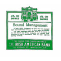 Irish-American Bank advertisement t-shirts by Jakestuff Irish-American Bank advertisement t-shirts