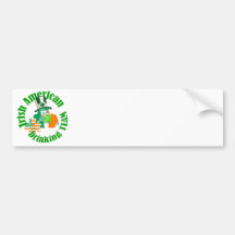 Irish american drinking team bumper stickers