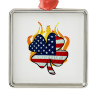 Irish American Firefighters ornament