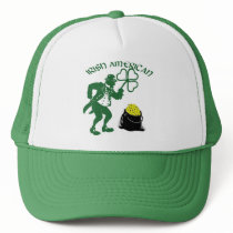 Irish American Leprechaun with Pot of Gold hats