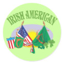 Irish American stickers by mazireland Irish American stickers