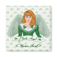 Irish Angel and Banner magnet