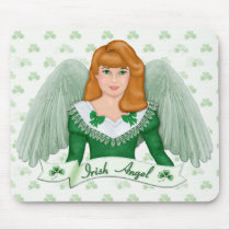 Irish Angel and Banner mousepads