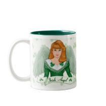 Irish Angel and Banner Mugs