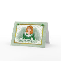 Irish Angel & Banner - Blank Inside cards by Spice Irish Angel & Banner - Blank Inside cards