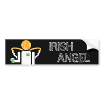 irish angel bumper sticker