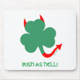 IRISH AS HELL COMPUTER mousepad