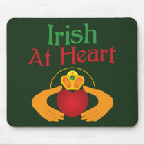 Irish At Heart mousepads by toxiferousholidays Irish At Heart mousepads