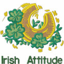 Irish Attitude embroidered shirts by Embroidery4U Irish Attitude embroidered shirts