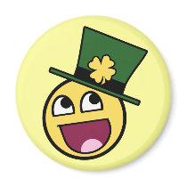 Irish Awesome Smiley Fridge Magnets