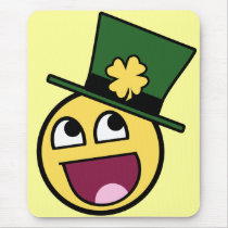 Irish Awesome Smiley Mouse Pad