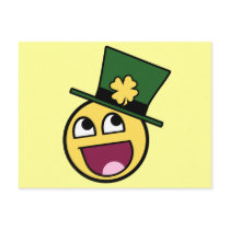 Irish Awesome Smiley Post Cards
