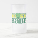 IRISH BABE! cute with a shamrock Coffee Mugs