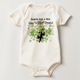 Irish Baby Leprechaun Blessing T-shirt - shirt