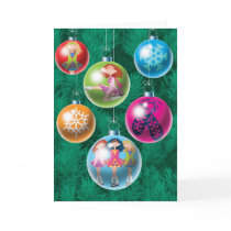 Irish Baubles Christmas Card