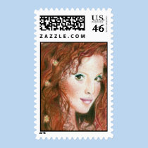 Irish Beauty Postage stamps