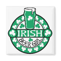 Irish Beer Girl Magnet