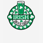 st patricks day irish beer girl t-shirt