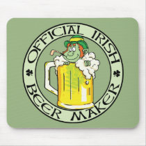 Irish Beer Maker Mouse Pad