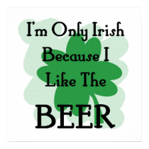 Irish beer posters