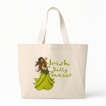 Irish Belly Dancer Canvas Bags
