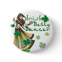 Irish Belly Dancer buttons by LacyChenault Irish Belly Dancer buttons