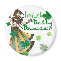 Irish Belly Dancer magnets by LacyChenault Irish Belly Dancer magnets