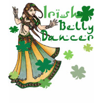 Irish Belly Dancer t-shirts by LacyChenault Irish Belly Dancer t-shirts