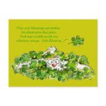 Irish Blessing Cute Cartoon St. Paddys Postcards