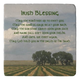 Irish Blessing Farmland Photo Stone