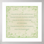 Irish Blessing-May the road rise to meet you Posters