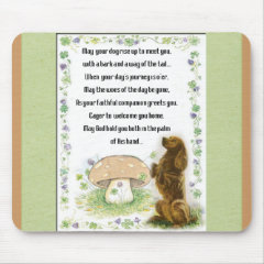 Irish Blessing Of The Dogs mousepad