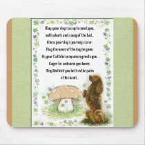 Irish Blessing Of The Dogs mousepads