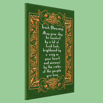IRISH BLESSING on Canvas Print canvas prints